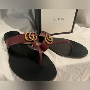 Gucci Marmont Slides/ Sandals size 39